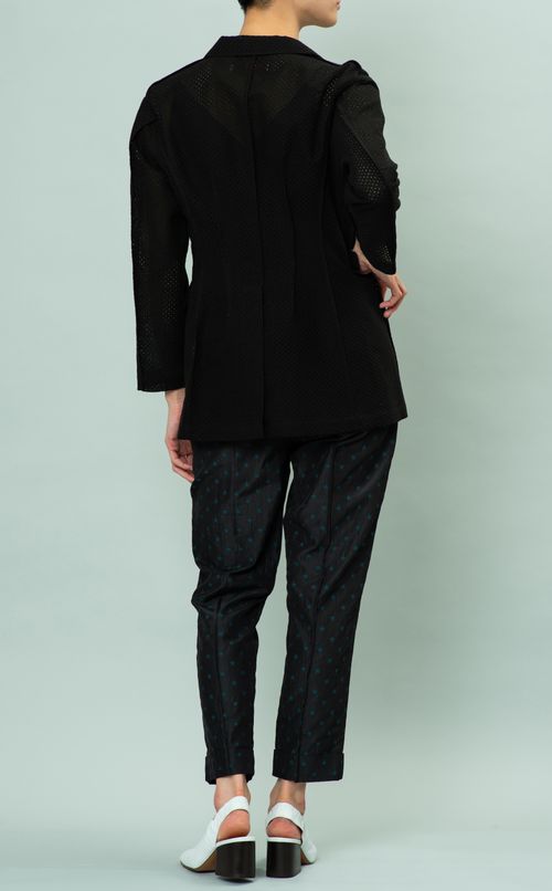 スタードットテーパードパンツ