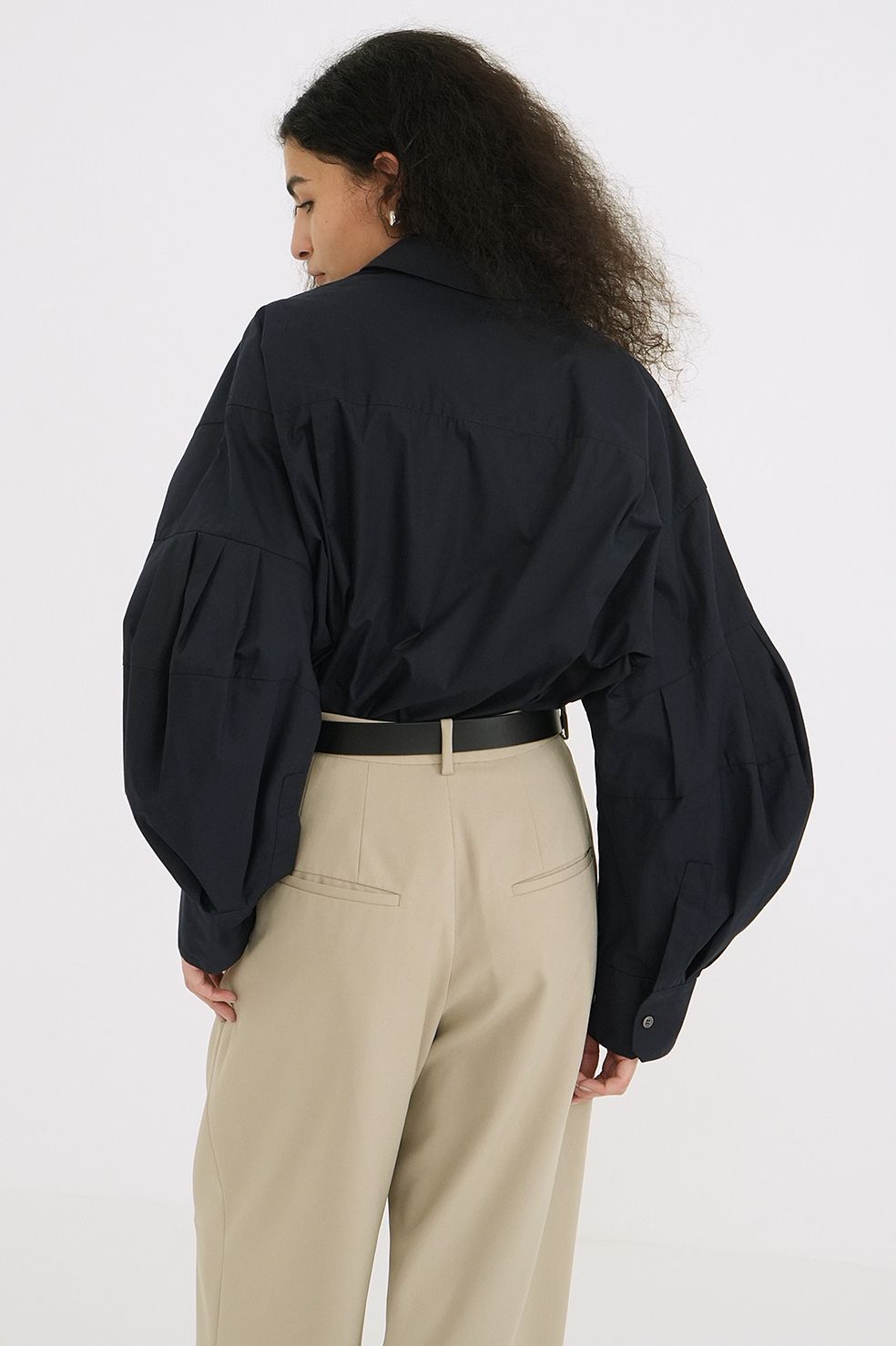 CLANE｜ボリュームスリーブシャツ