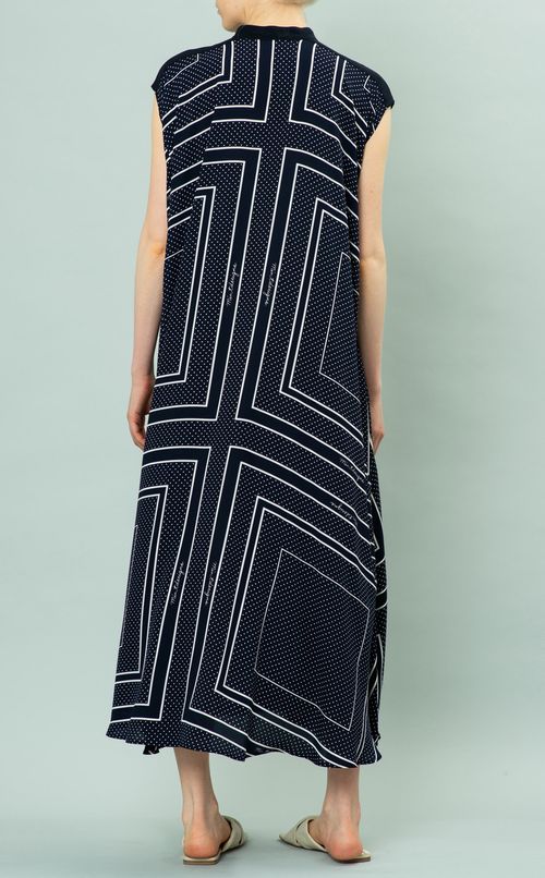 プリントフレアワンピース