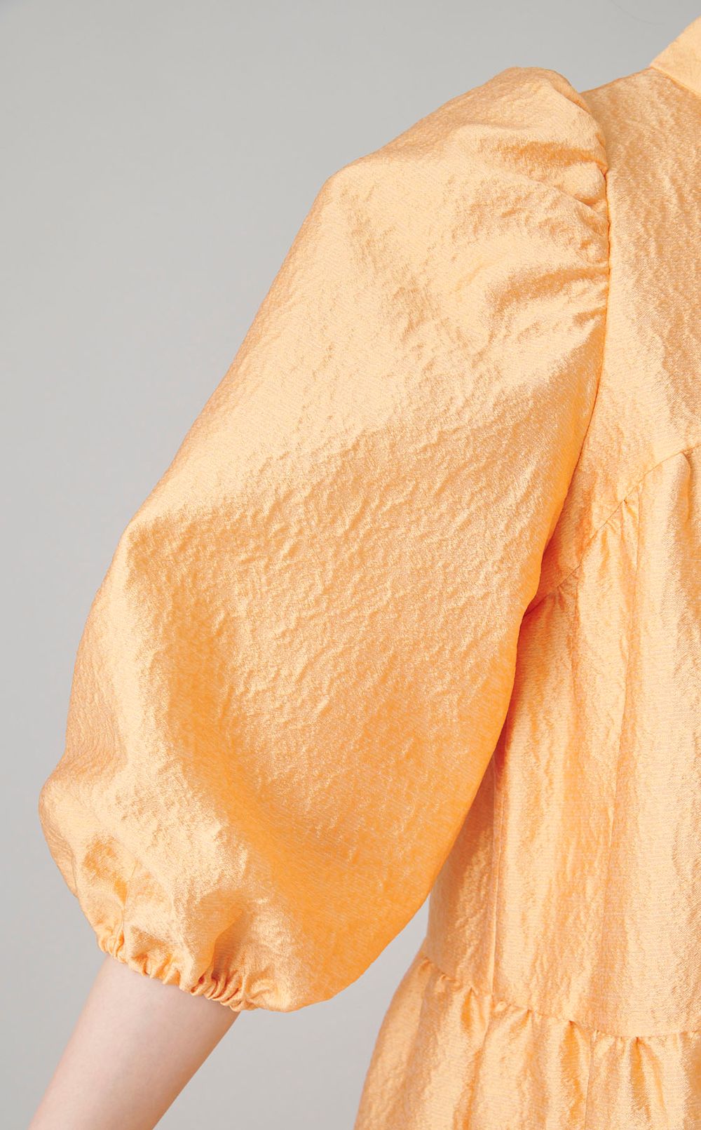 ジャガードティアードワンピース