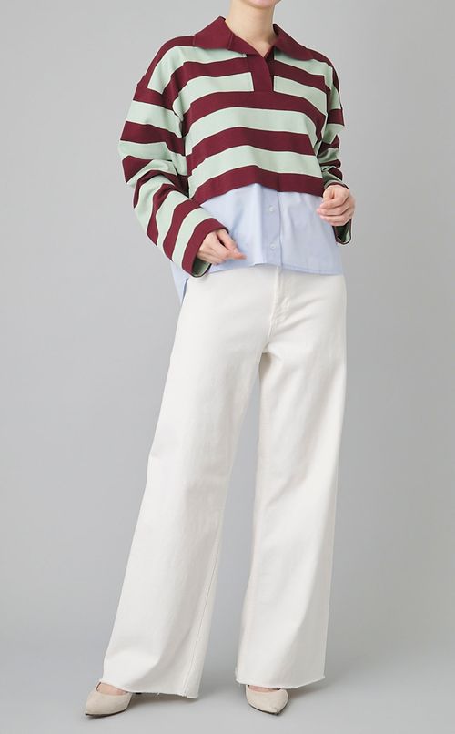 ボーダーポロプルオーバー