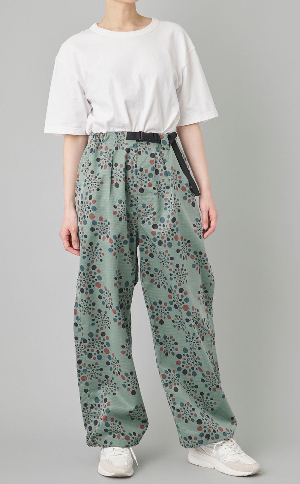 ライトグリッドカモフラパンツ