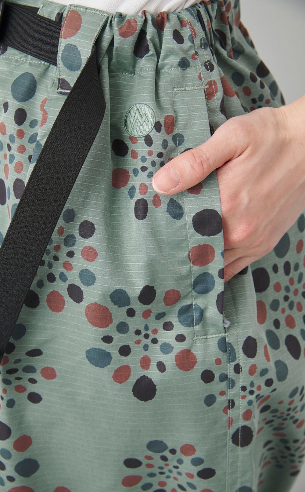 ライトグリッドカモフラパンツ