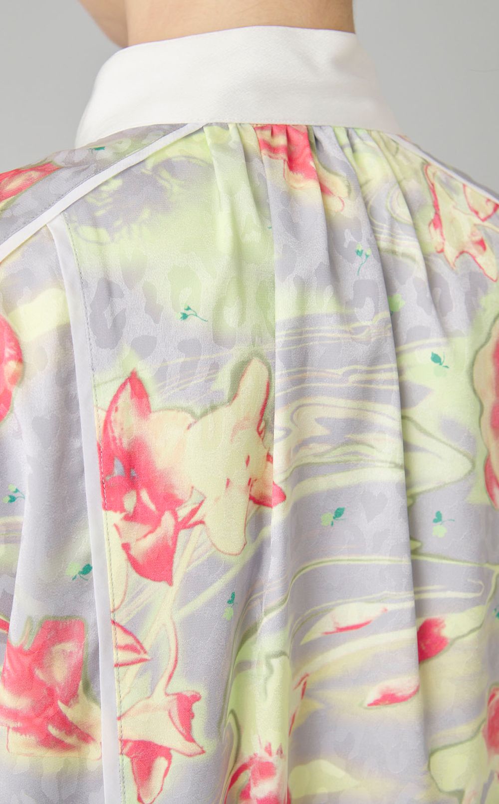 2wayフィッシュプリントワンピース