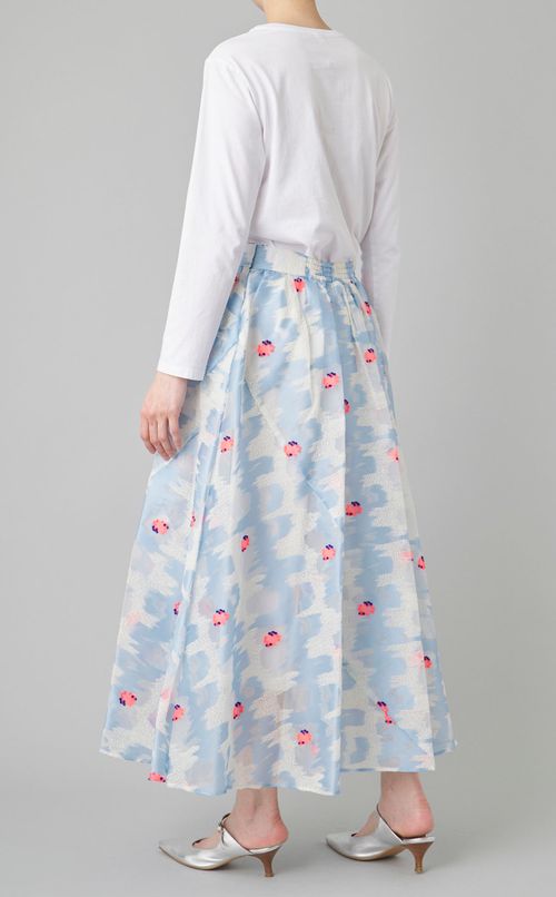 コーラルジャガードスカート