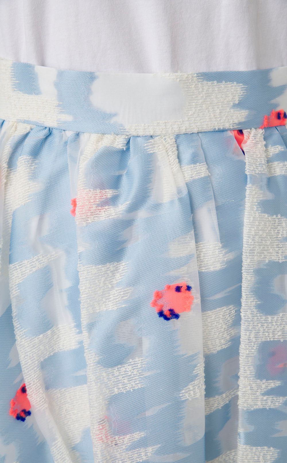 コーラルジャガードスカート