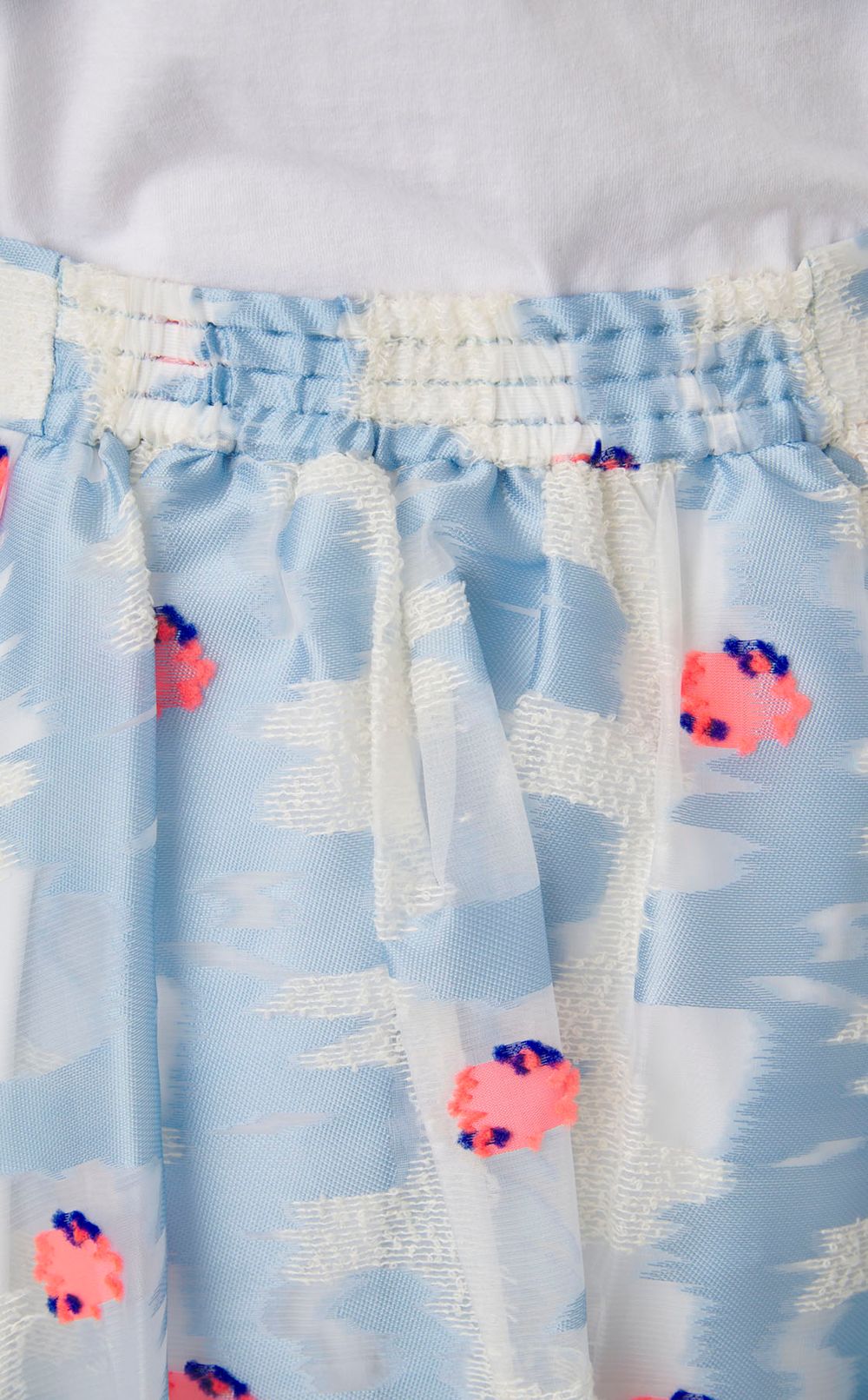 コーラルジャガードスカート