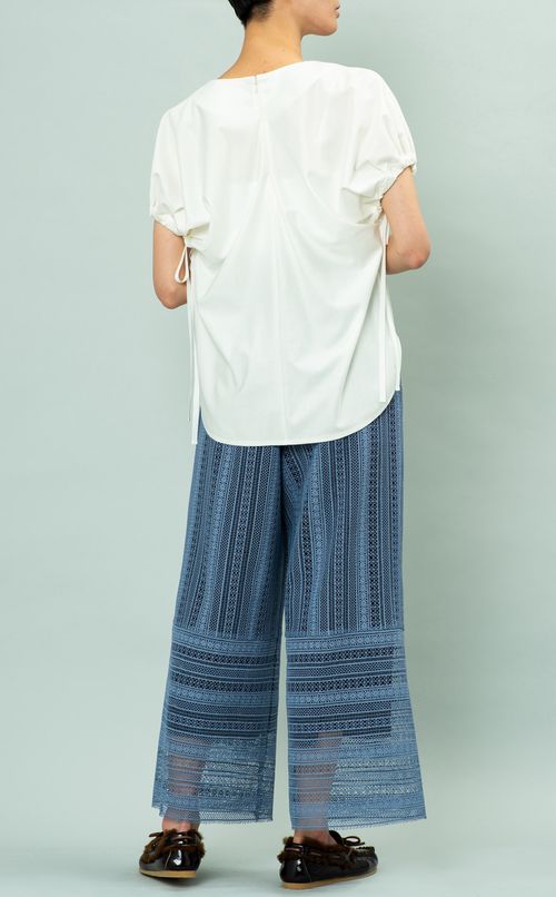 レースワイドパンツ