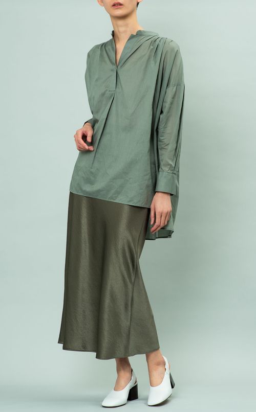 バックギャザーブラウス