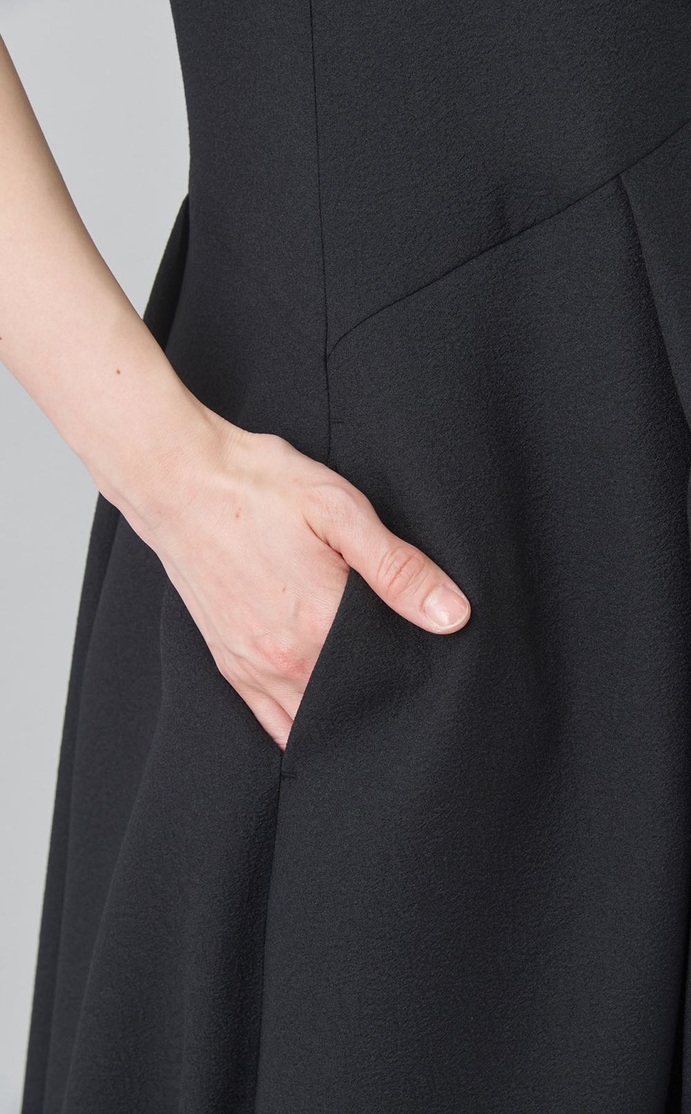 レースカラーバルーンワンピース