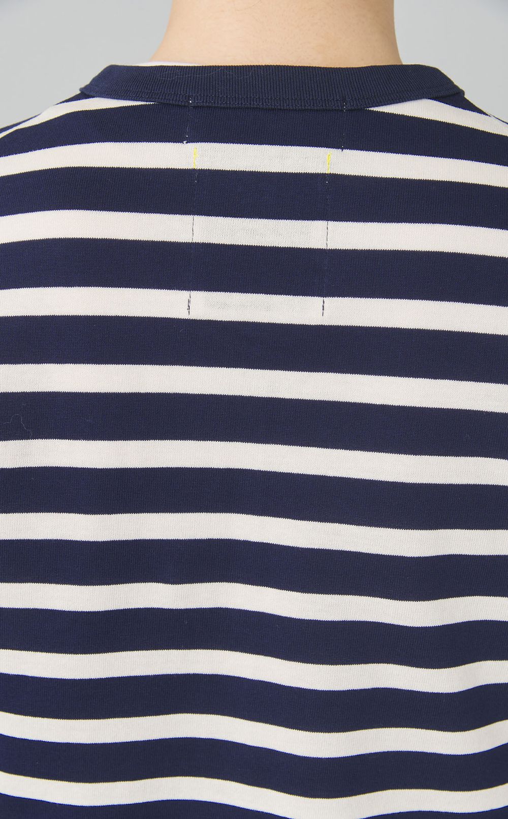 ボーダーハートパッチカーディガン