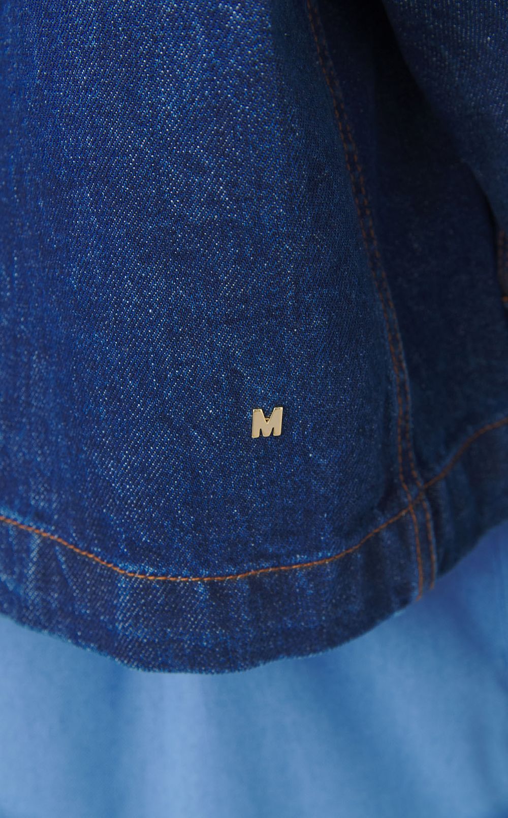 2wayレースカラーデニムジャケット