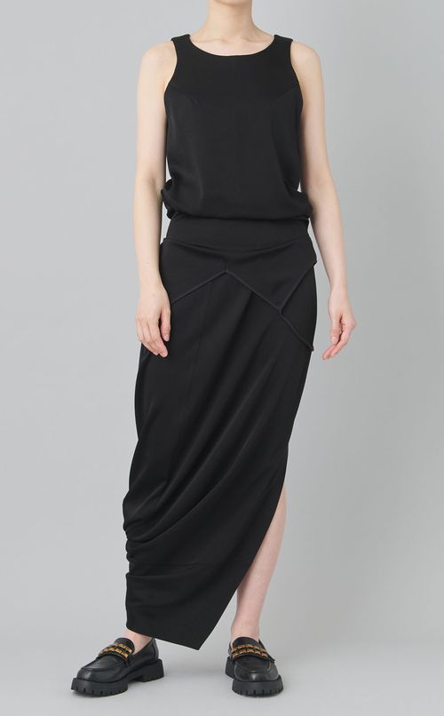 キャミソールディテールワンピース