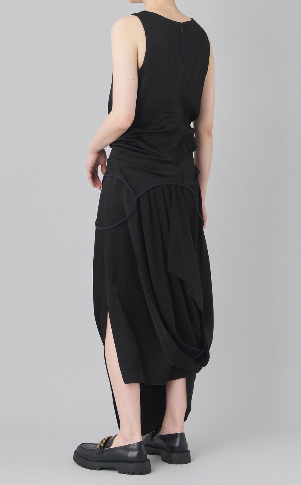 キャミソールディテールワンピース