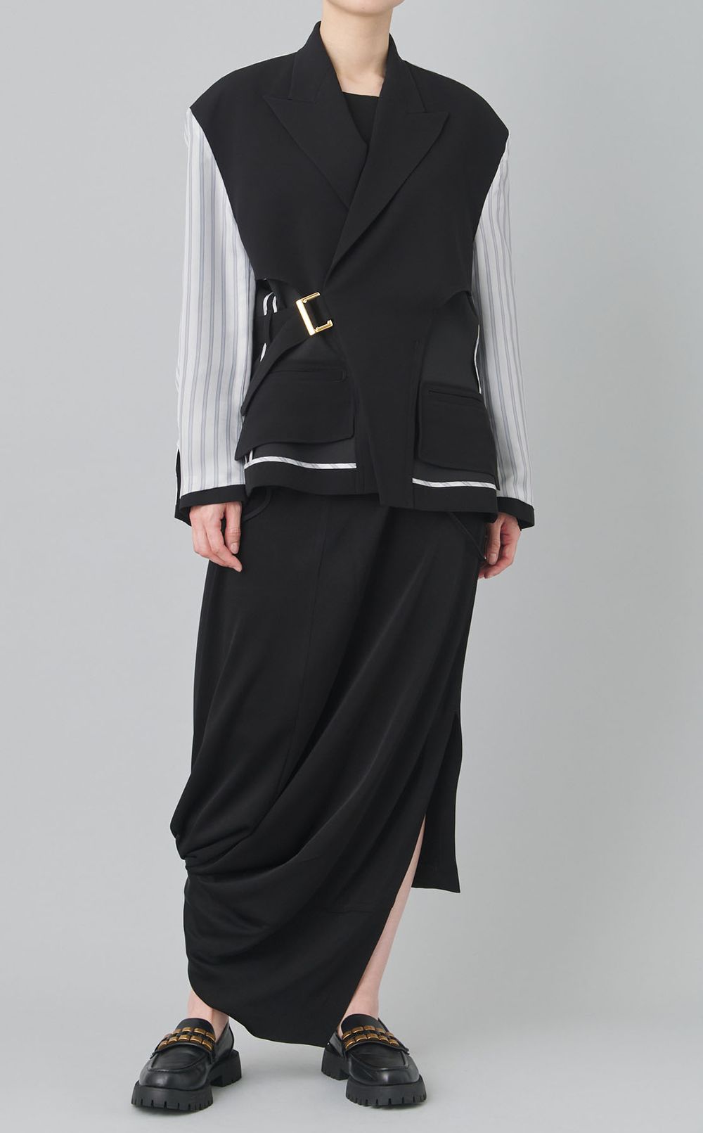 キャミソールディテールワンピース