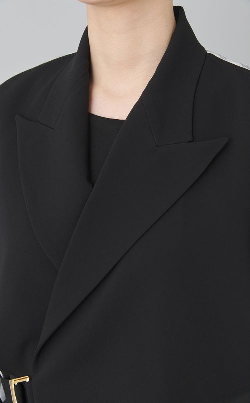 テーラードベルテッドショートジャケット