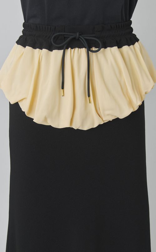 バルーンディテールロングスカート