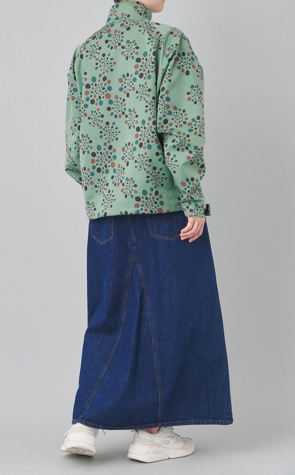 ライトグリッドカモフラブルゾン