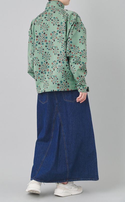 ライトグリッドカモフラブルゾン