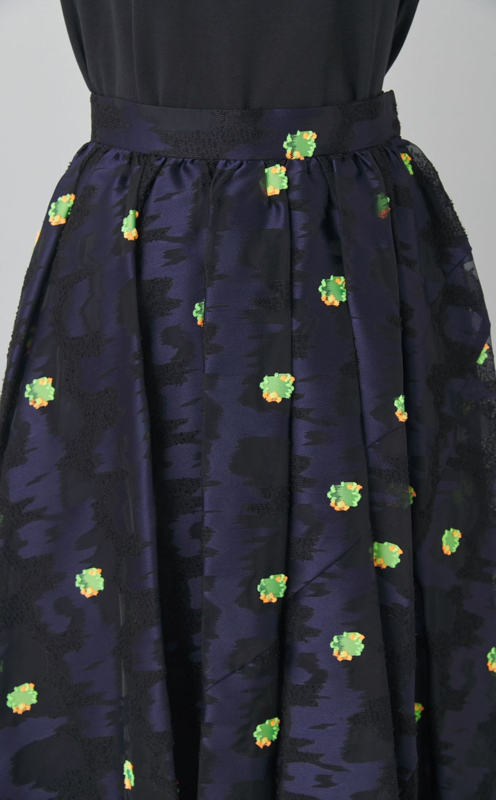 コーラルジャガードスカート