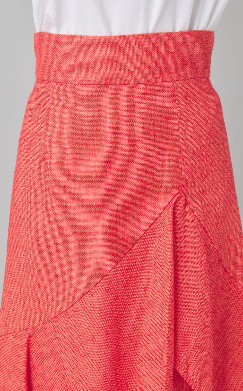 リネンコットンツイードスカート