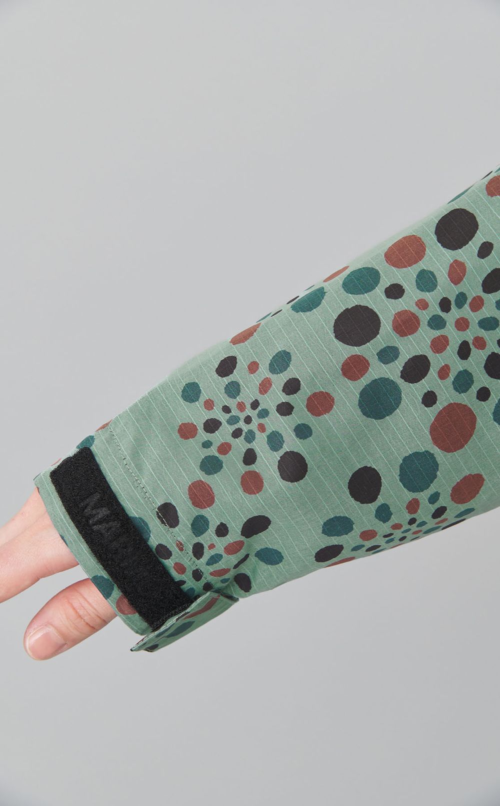 ライトグリッドカモフラブルゾン