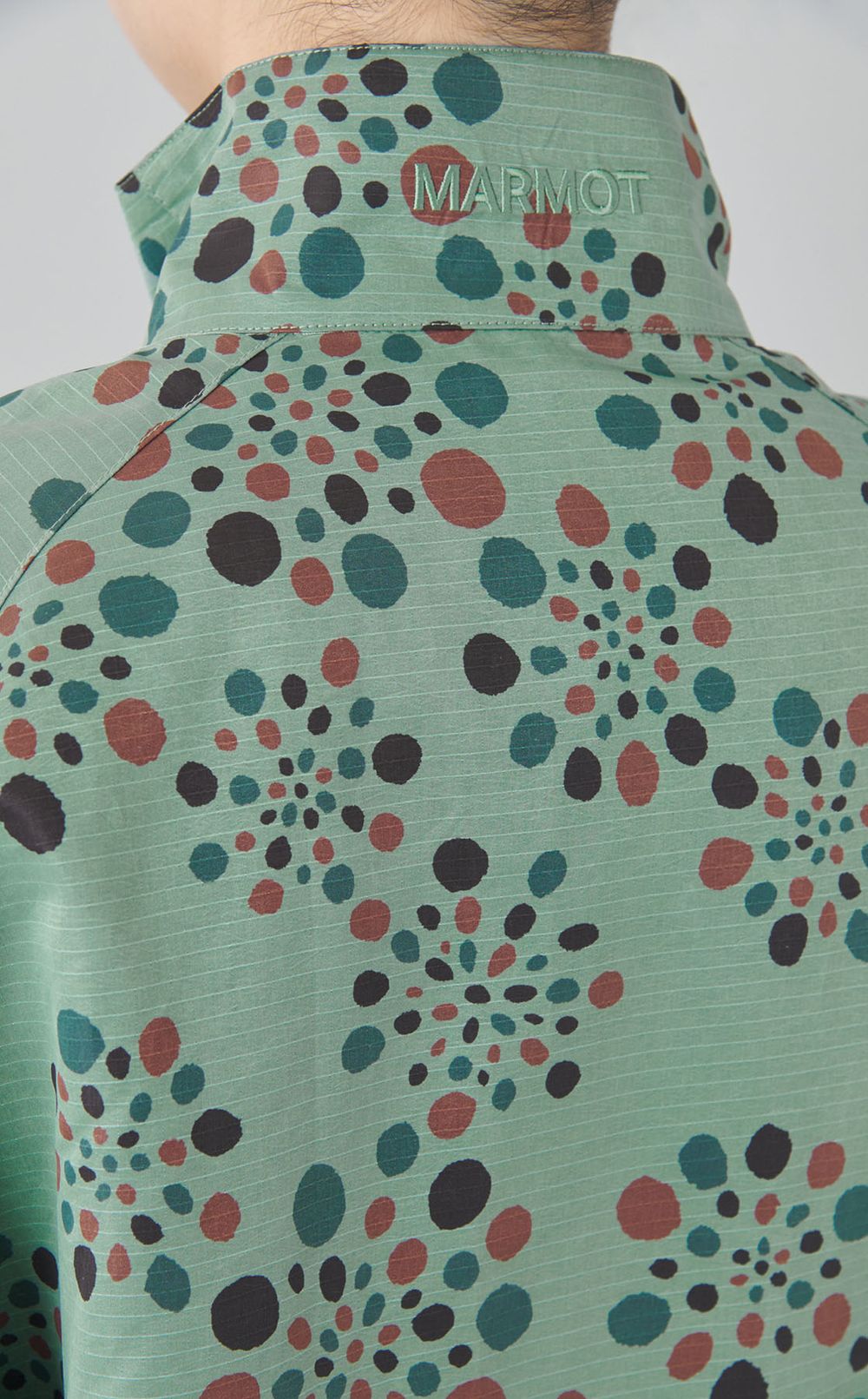 ライトグリッドカモフラブルゾン