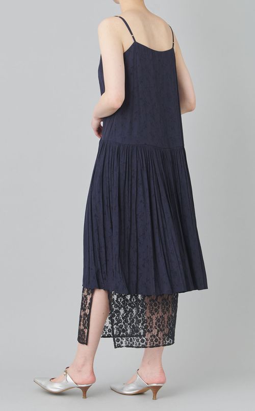 フラワージャガードキャミソールドレス