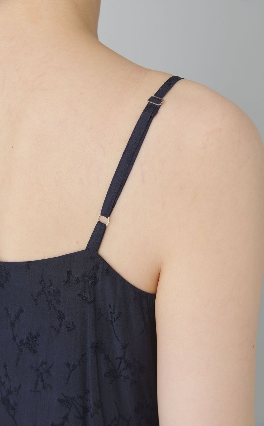 フラワージャガードキャミソールドレス