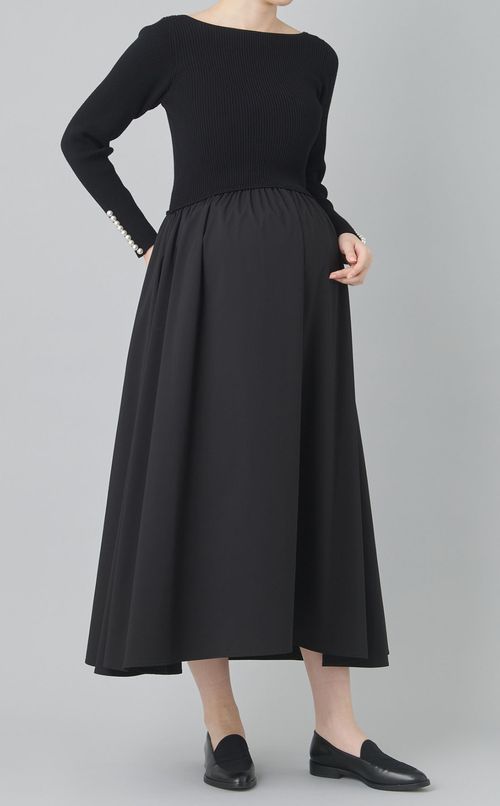 カーラパールフレアワンピース