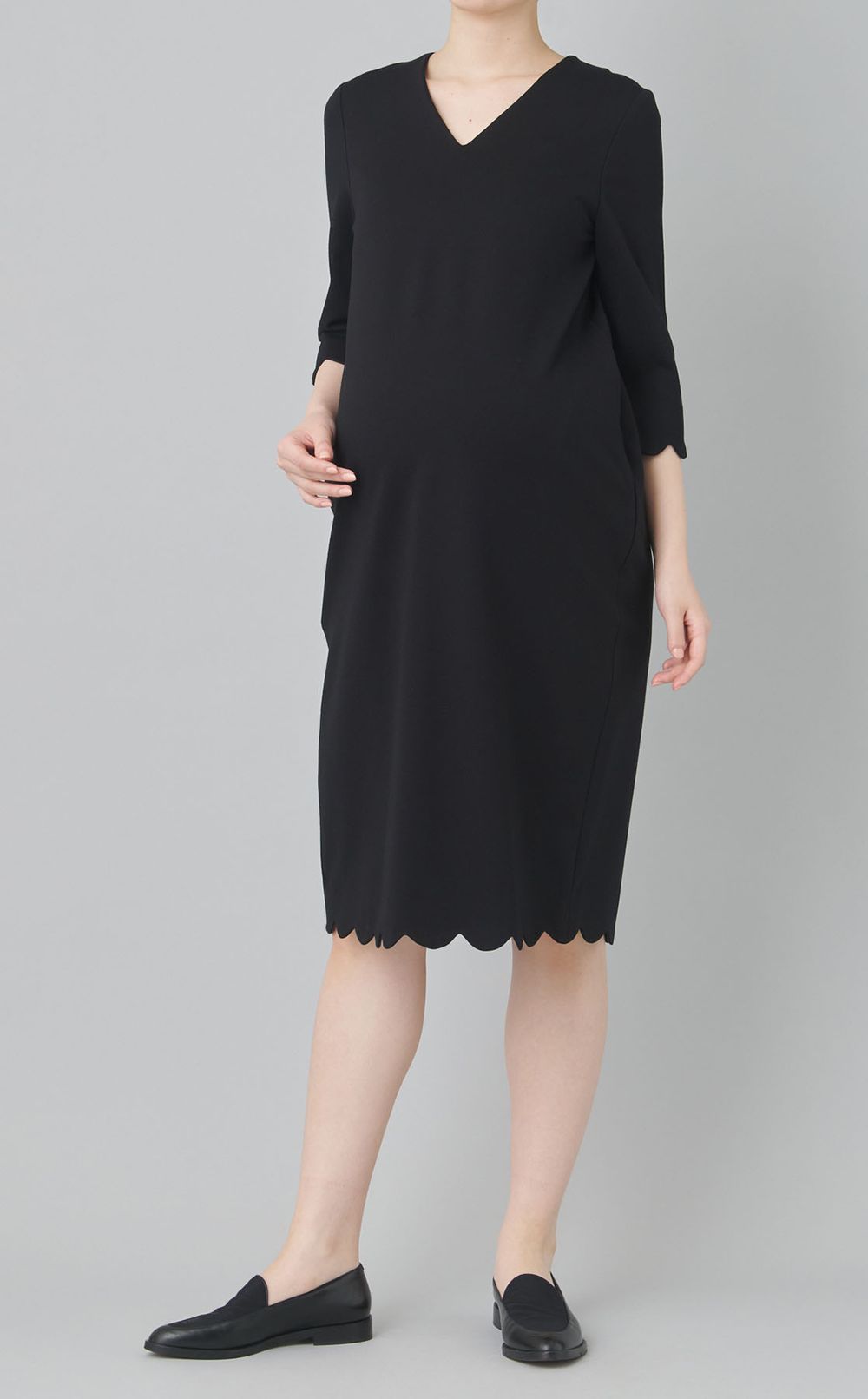 スカラップポンチワンピース