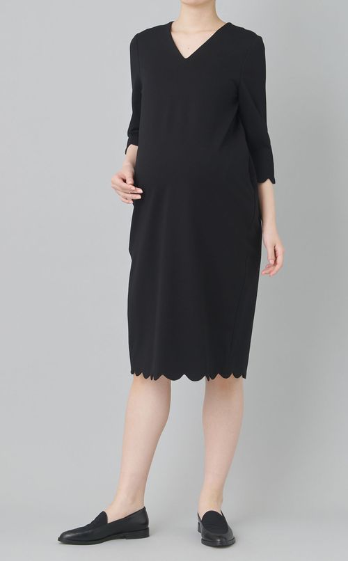 スカラップポンチワンピース