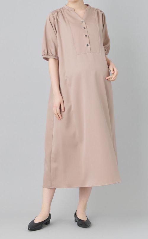 フロントギャザーワンピース