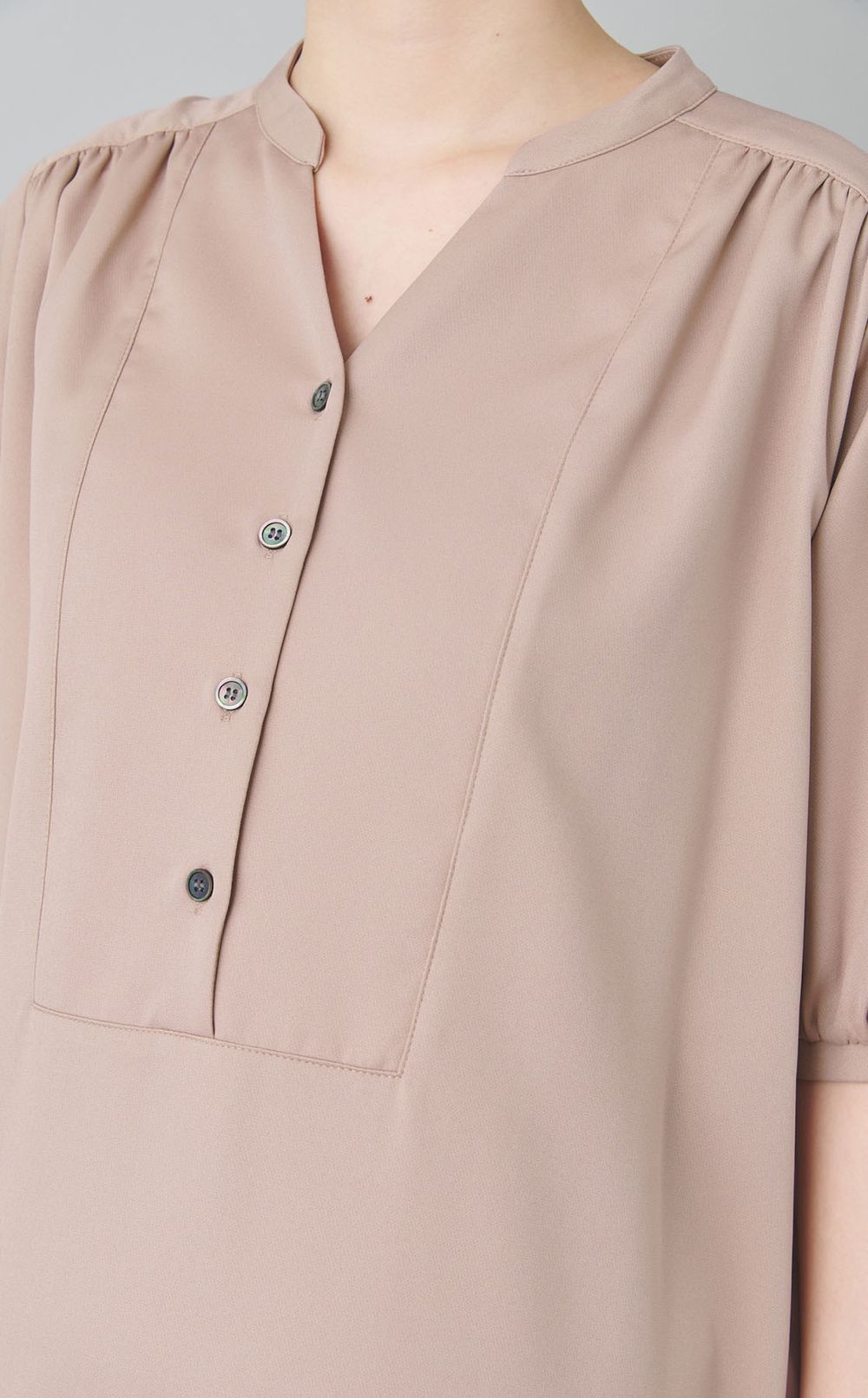 フロントギャザーワンピース