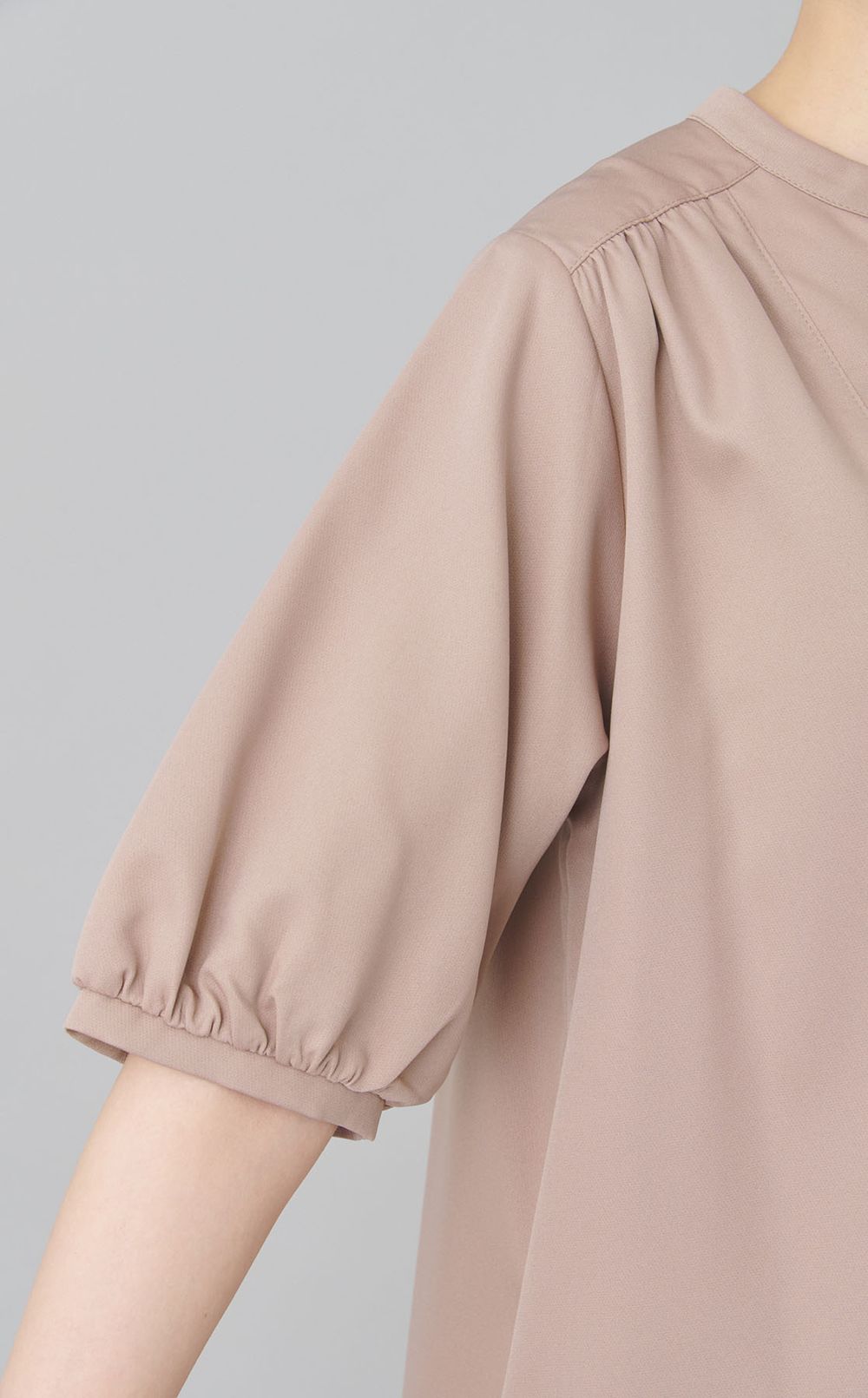 フロントギャザーワンピース