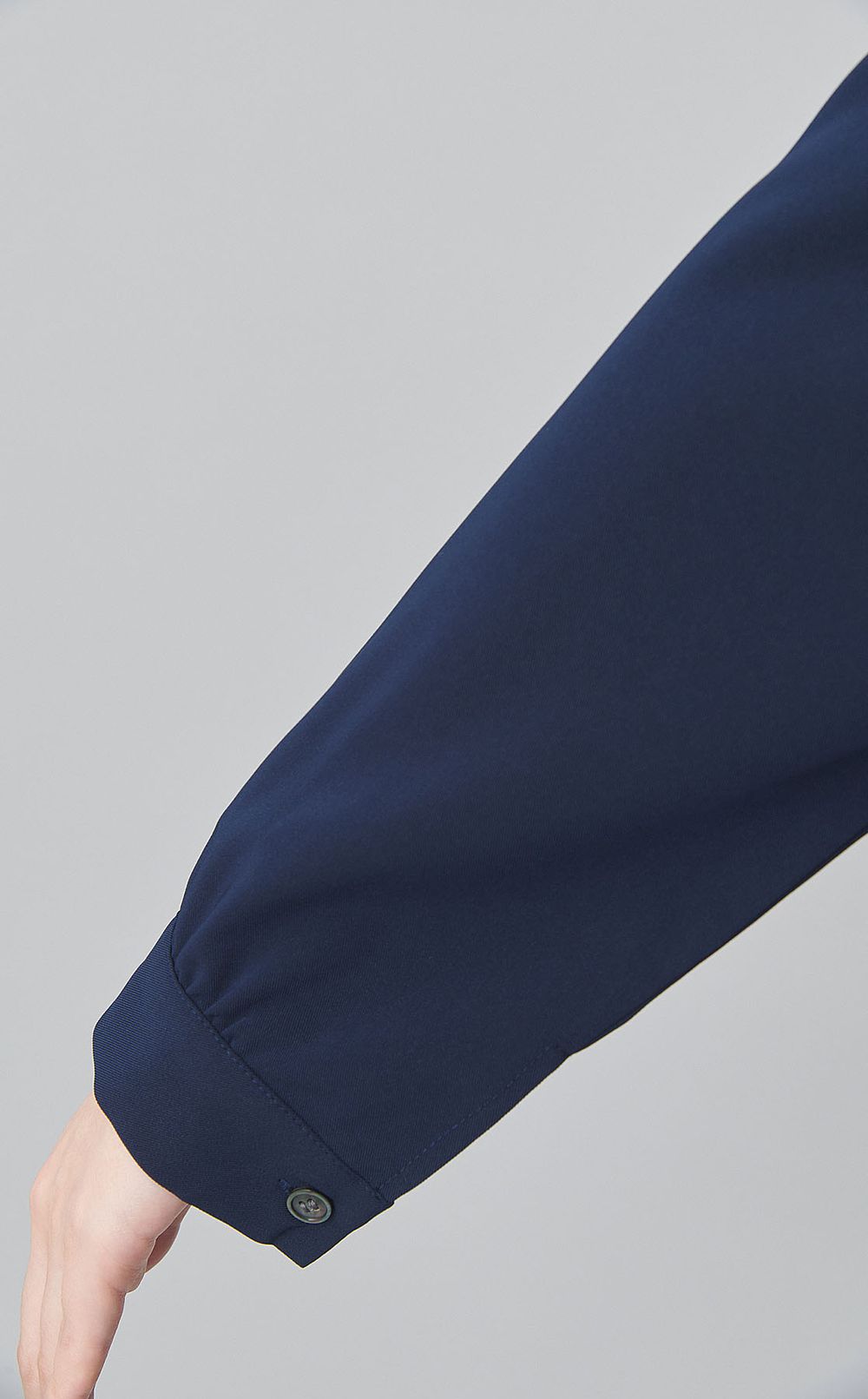 ギャザーシャツワンピース