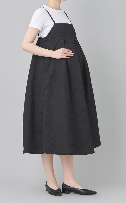 ふくれジャガードキャミワンピース