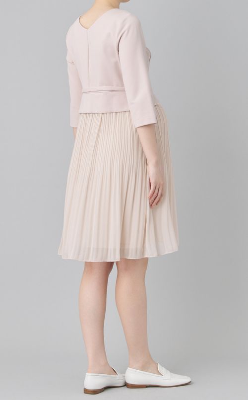 Sophian切替プリーツスカートワンピース