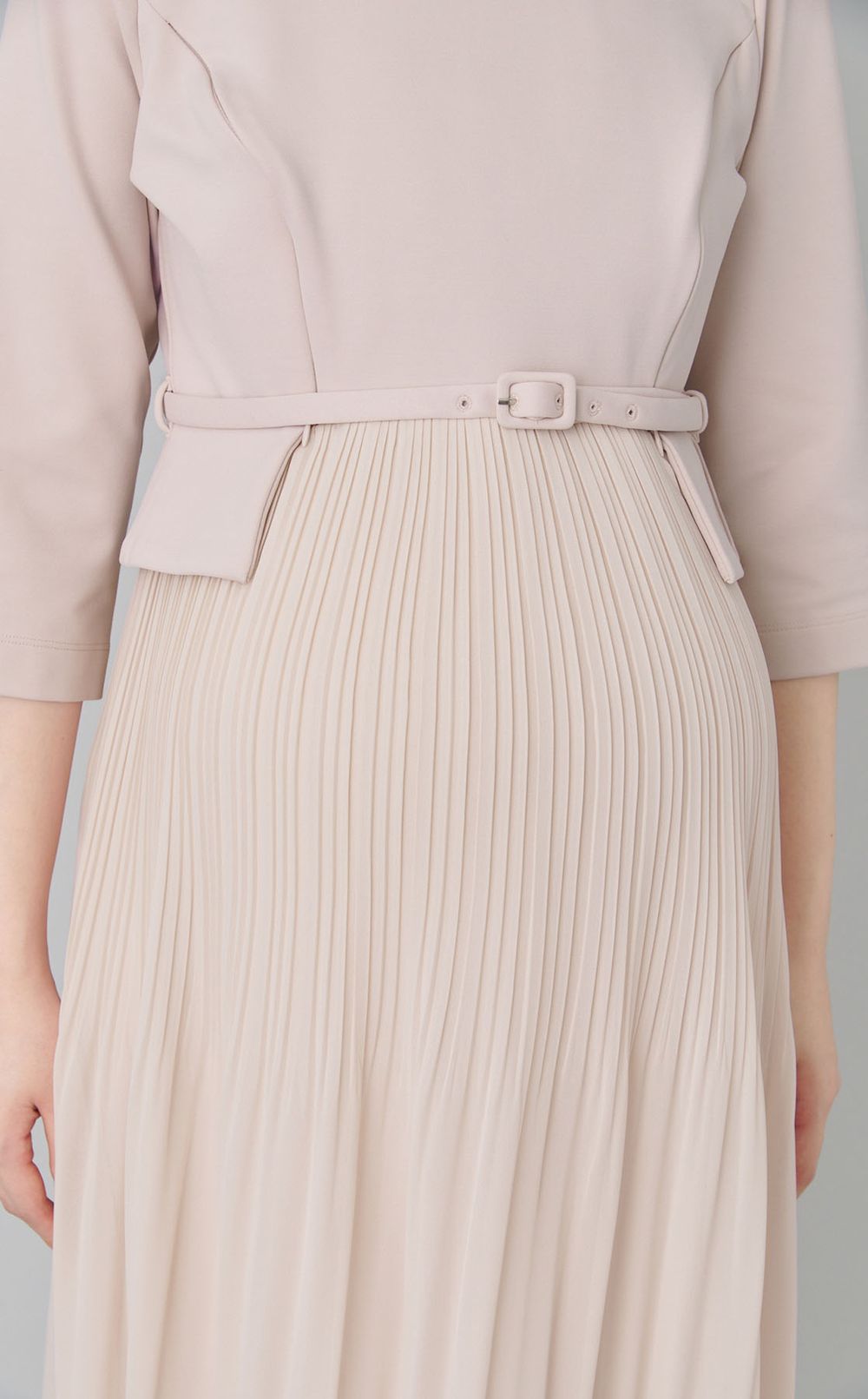 Sophian切替プリーツスカートワンピース