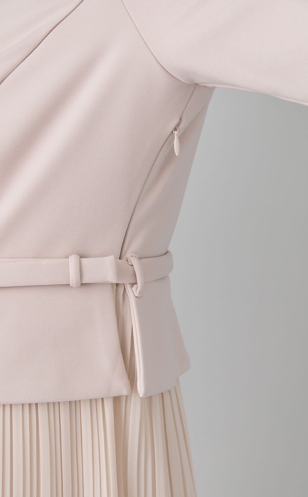 Sophian切替プリーツスカートワンピース