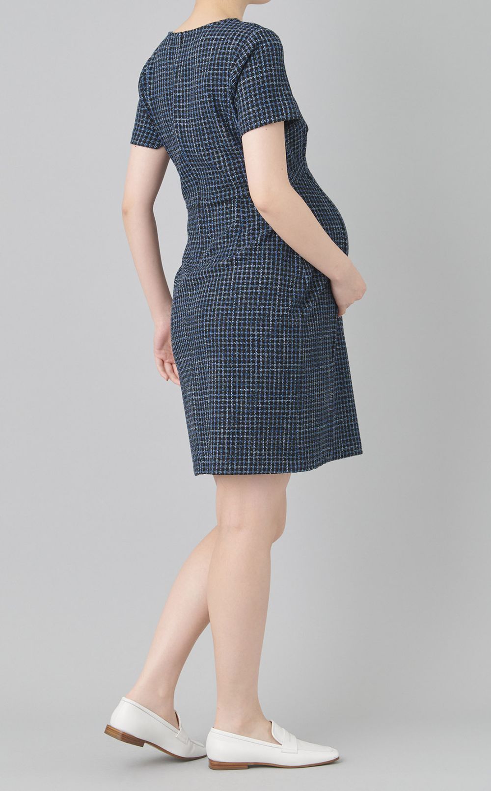 KEEGANチェックショートスリーブワンピース