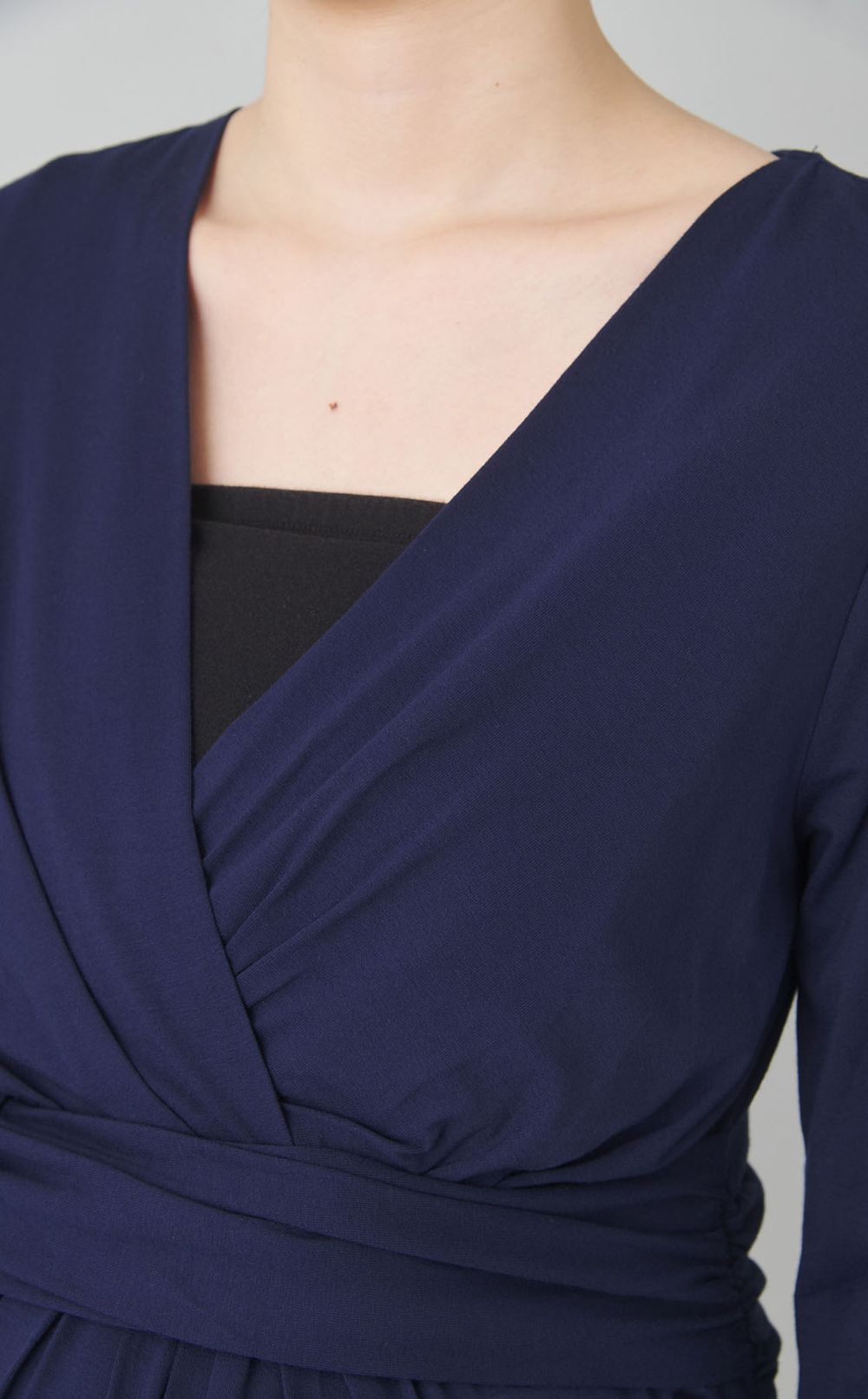 Emileeカシュクールデザインワンピース