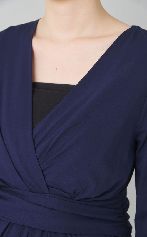 Emileeカシュクールデザインワンピース