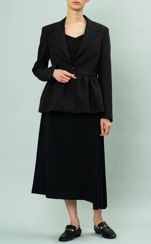 アシンメトリープリーツスカート