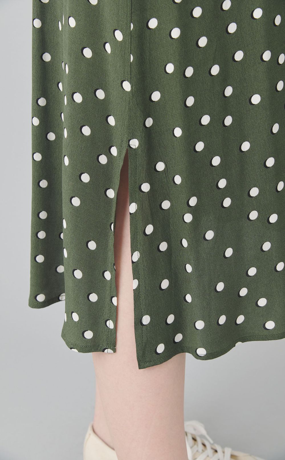 BLESSドットプリントシャツワンピース