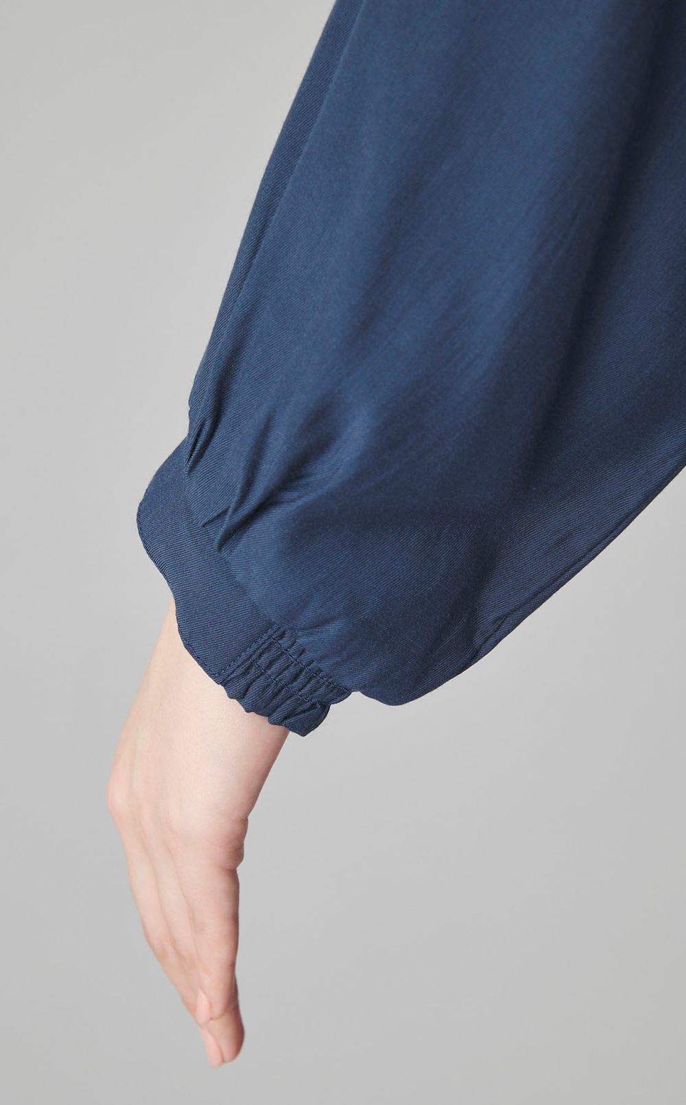 ウエスト切替ギャザーワンピース