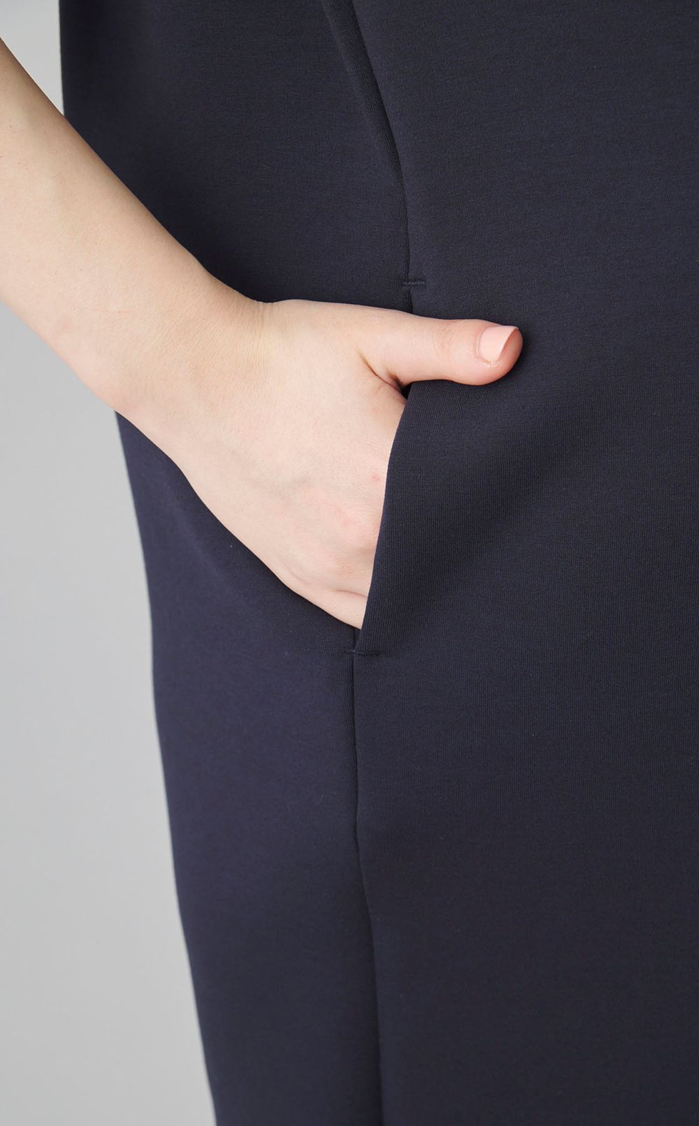 バックパールハーフスリーブワンピース