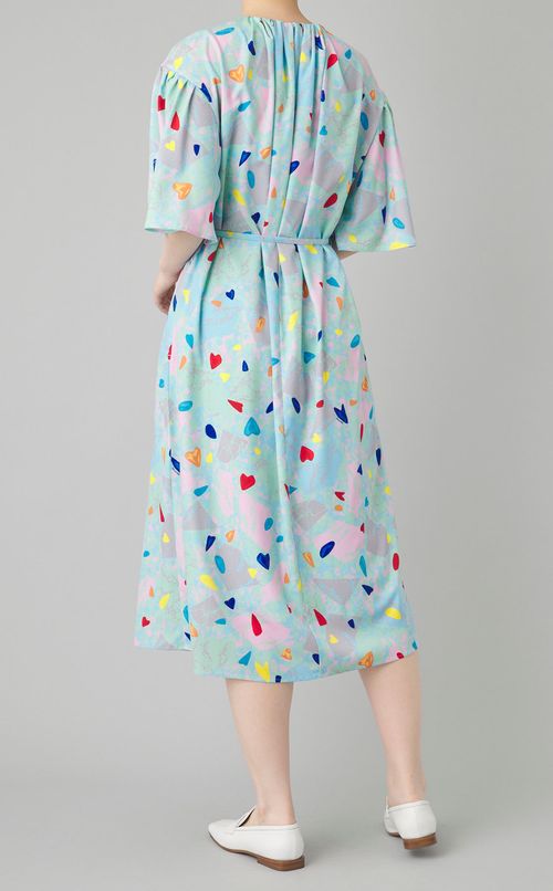 ストーンプリントワンピース