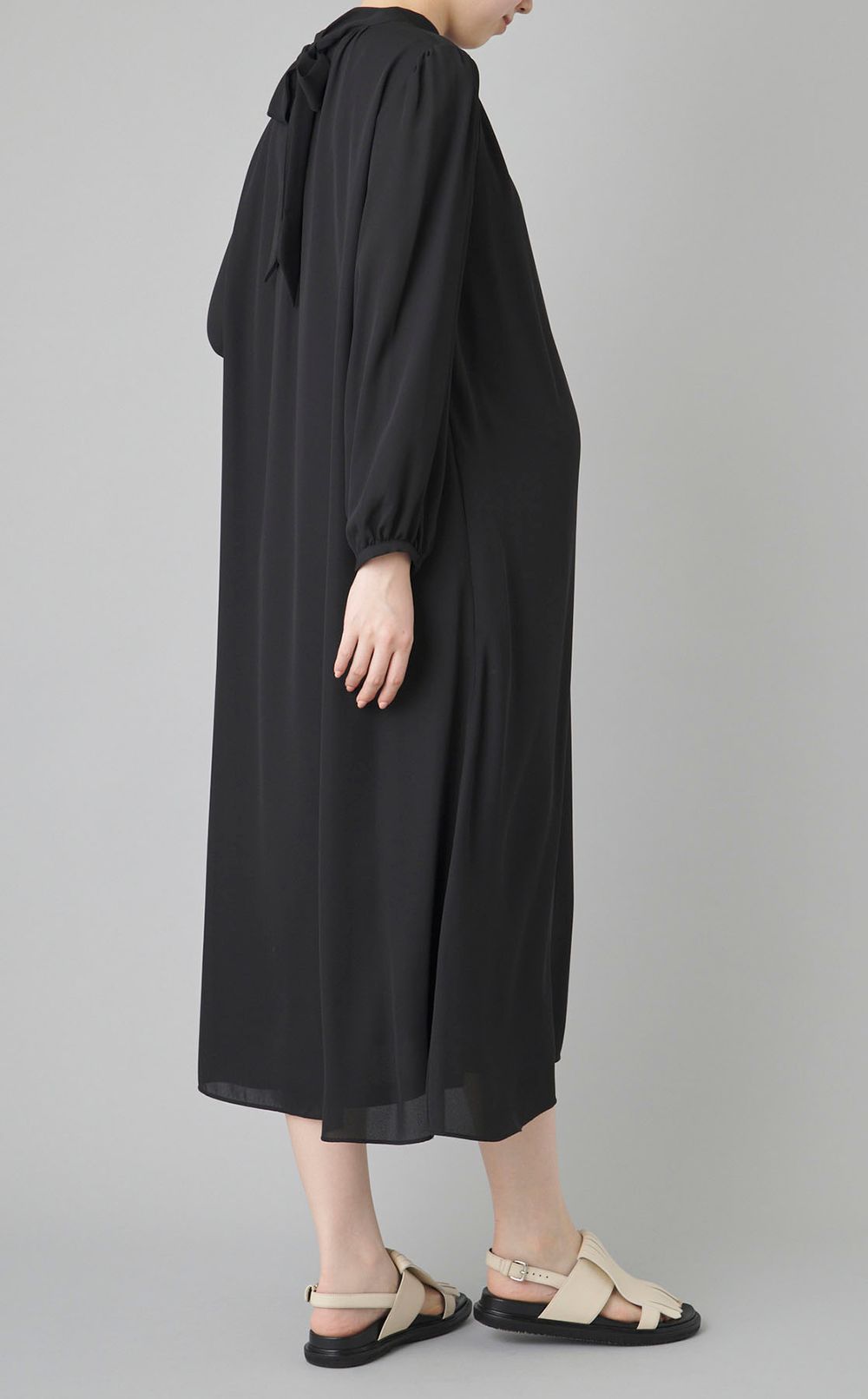 シフォンロングワンピース