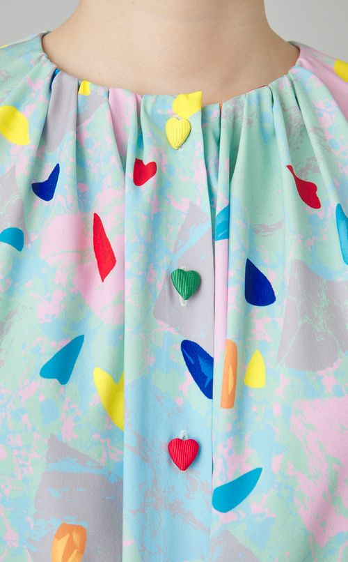 ストーンプリントワンピース